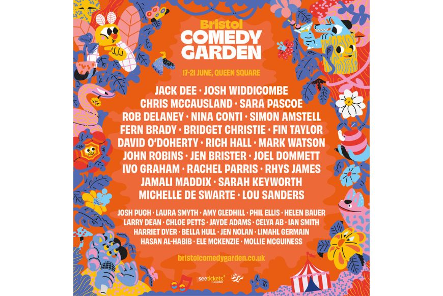 Bristol Comedy Garden 2026 lineup